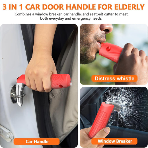 Multifunctional car handle assistance