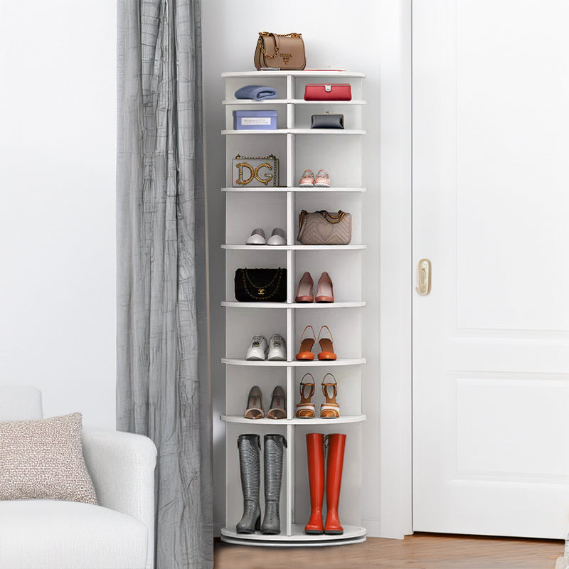 8 Tier Rotating Shoe Rack Tower Organizer