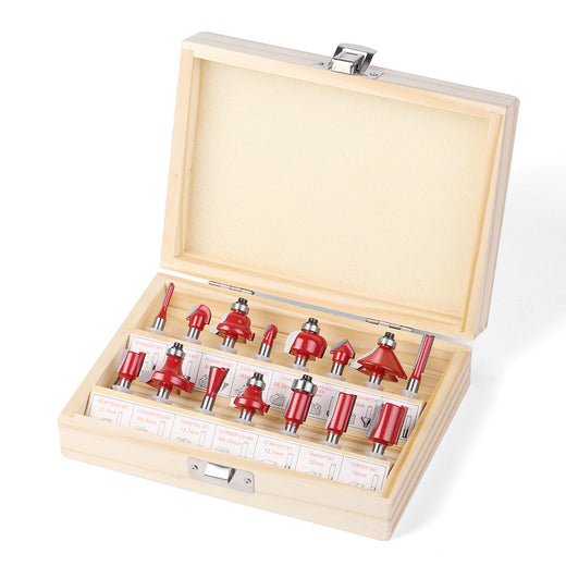 Woodworking milling cutter set