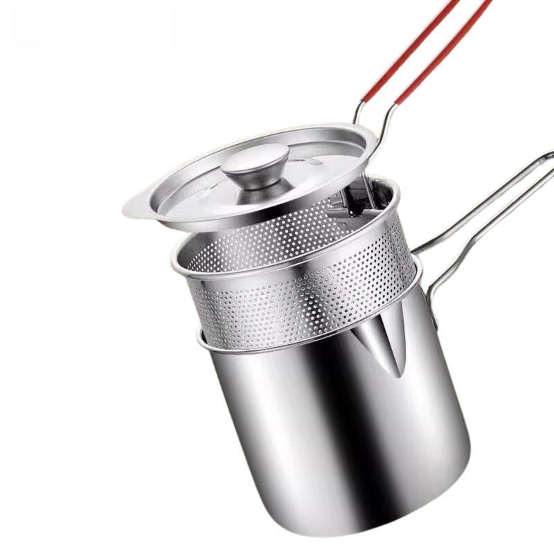 stainless steel frying pot