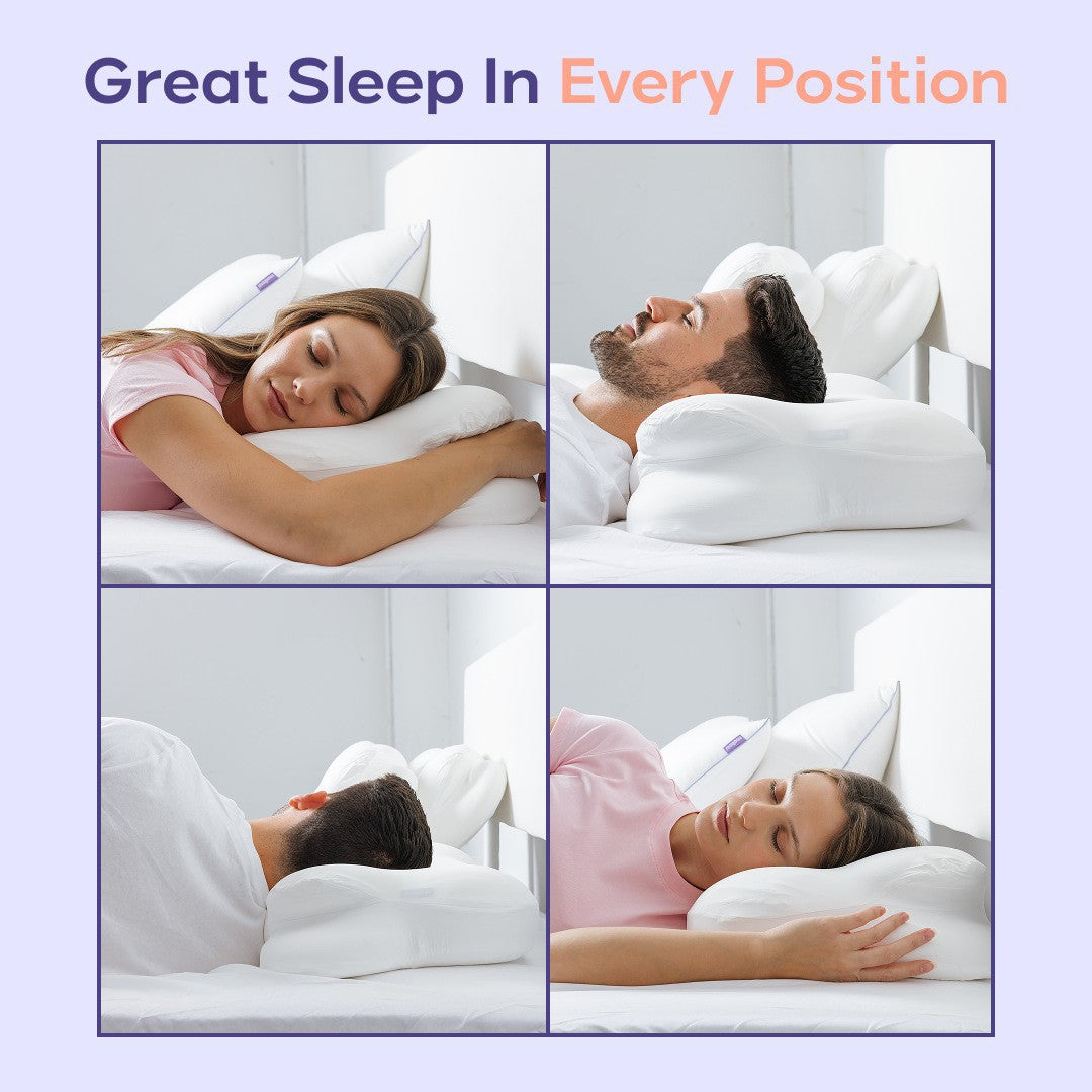 Ergonomic Memory Foam Butterfly Pillow