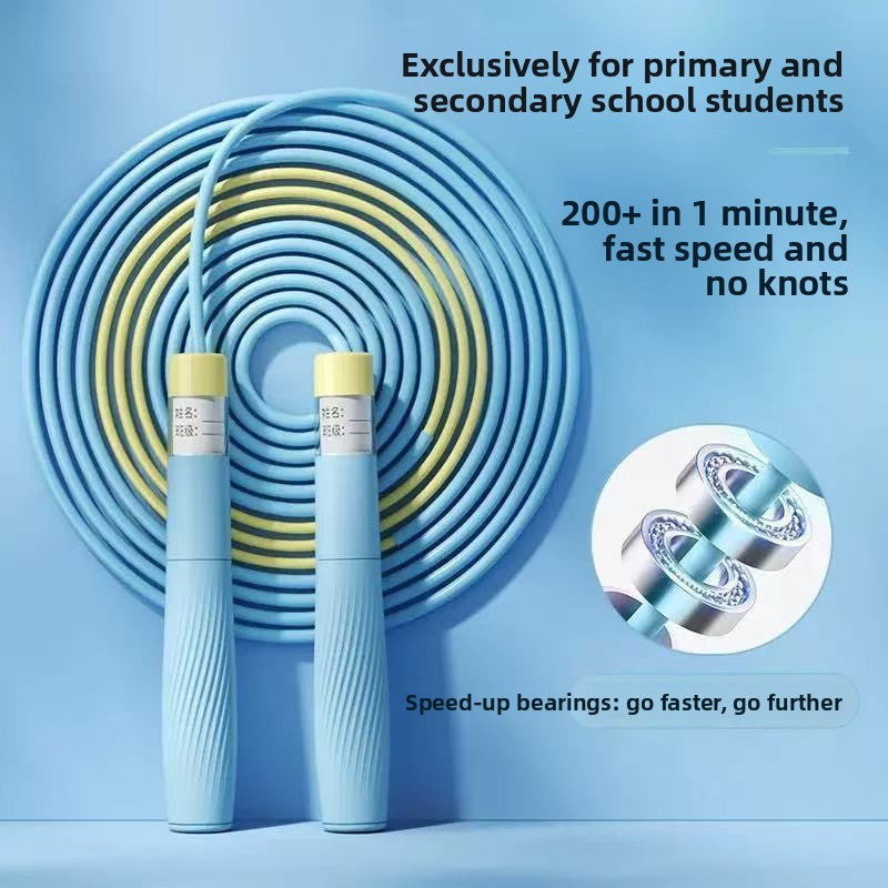 Adjustable Segmented Double-Bearing Speed Jump Rope for Children