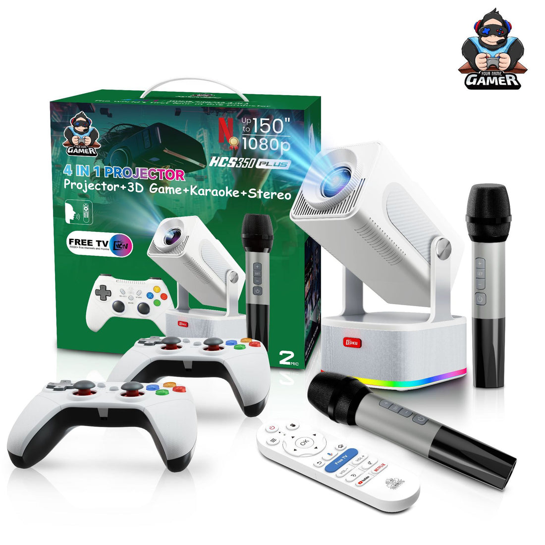 Hcs350Plus Projector 1080P