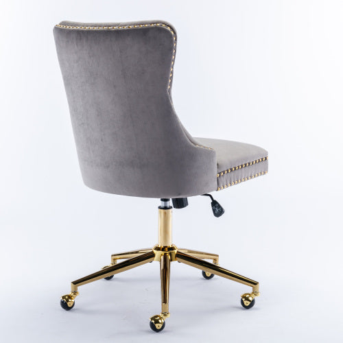 Tufted Velvet Home Office Chair