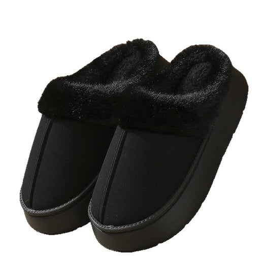 Plush Fur-Lined House Slippers