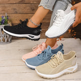 Women's Shoes for Spring and Autumn, Large Size, Comfortable Soft-Soled Running Shoes