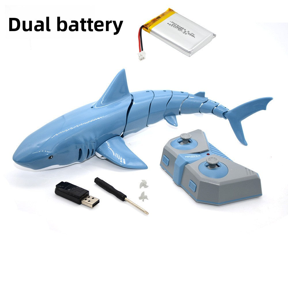 Remote Control Bionic Shark Toy with Spray Function