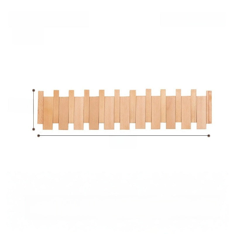 Piano Key Wall Mounted Coat Hooks