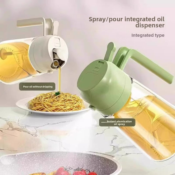 Spray and pour dual-purpose spray tank leak-proof oil tank glass spray oil bottle