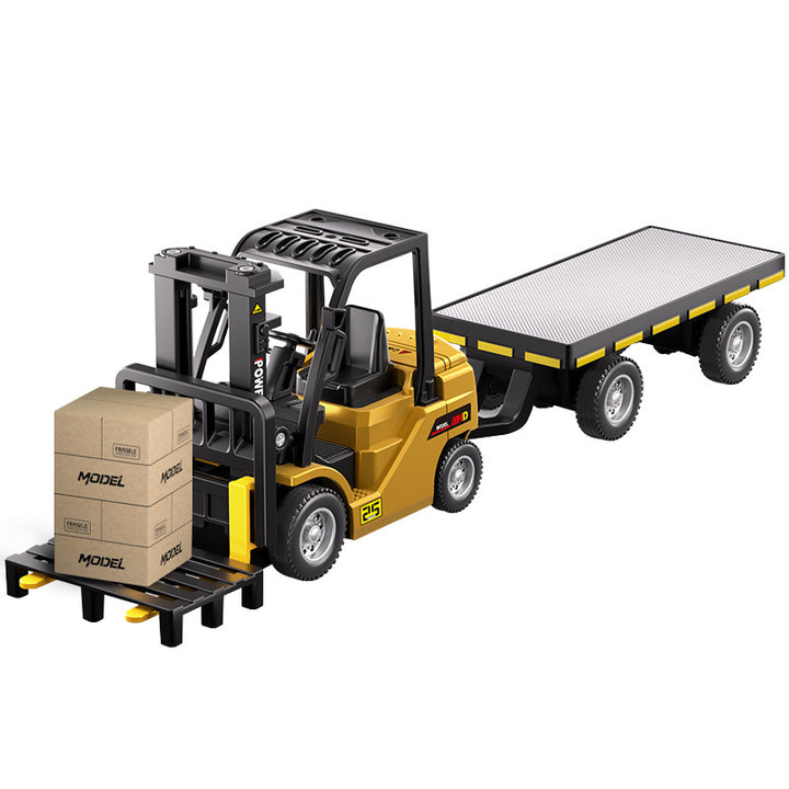 Mini Alloy Remote Control Construction Vehicle Toy