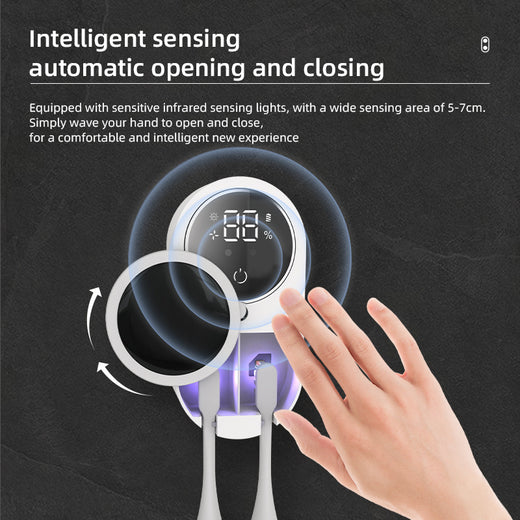 Dual-Position Smart Toothbrush Sterilizer Portable