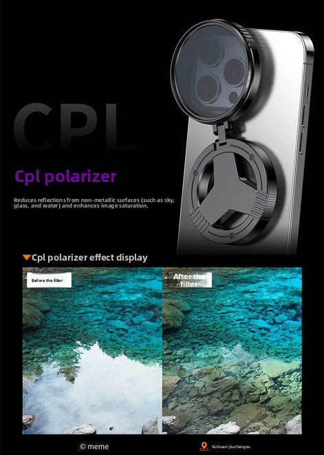 Magnetic Phone Camera Filter with Polarizer Lens Phone Accessories product image 6