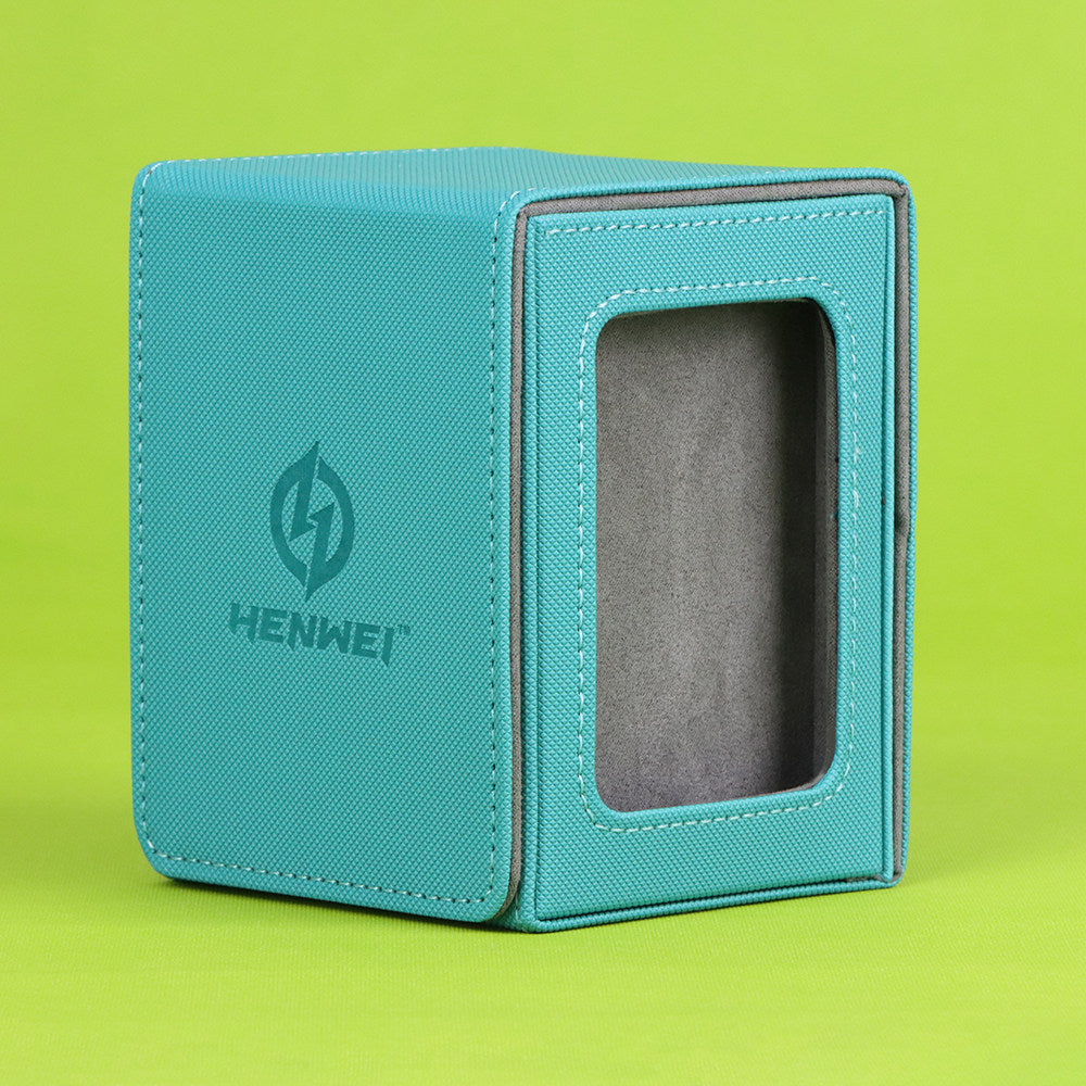 Window-opening card storage box