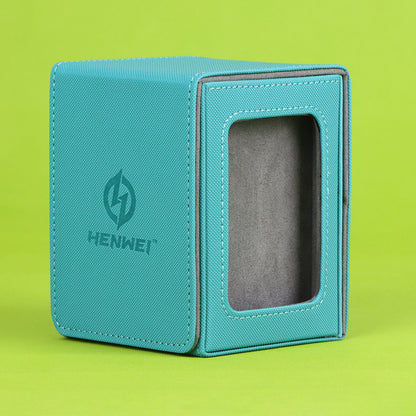 Window-opening card storage box