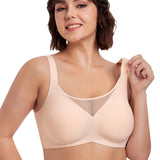Seamless Wireless Minimizer Bra