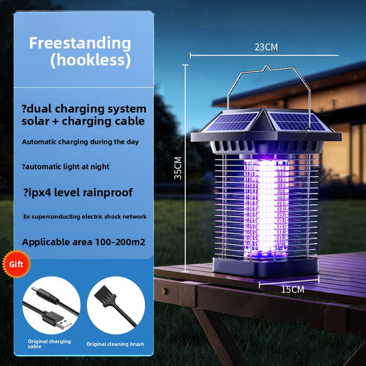 Solar Powered Insect Killer Lamp