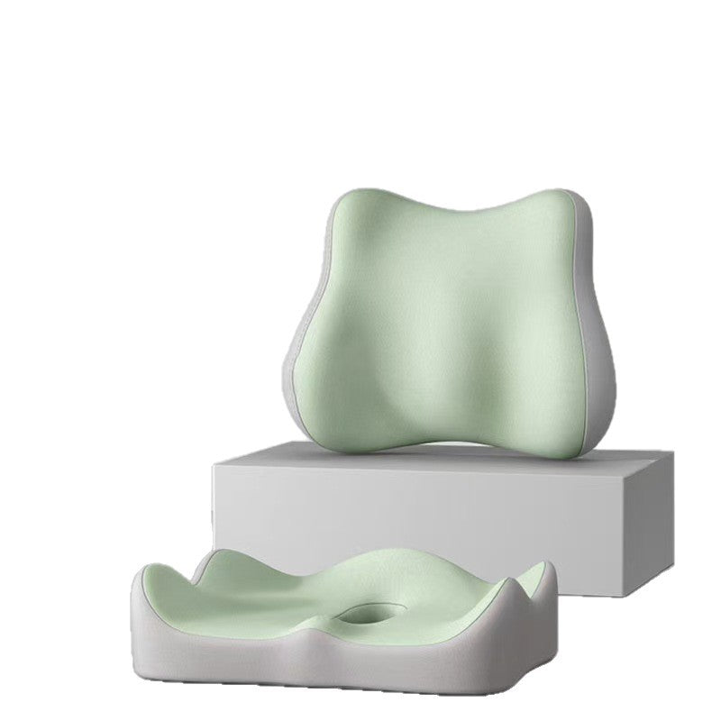 Ergonomic Memory Foam Lumbar Support Seat Cushion