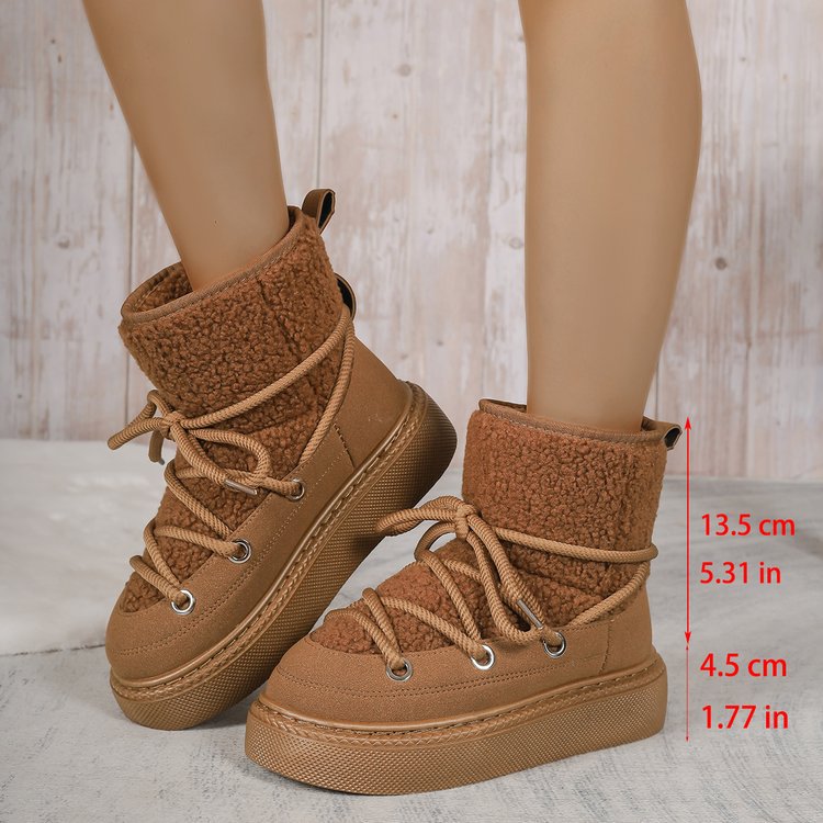 Knee-warming women's boots