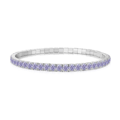 Sparkling zircon tennis bracelet for women