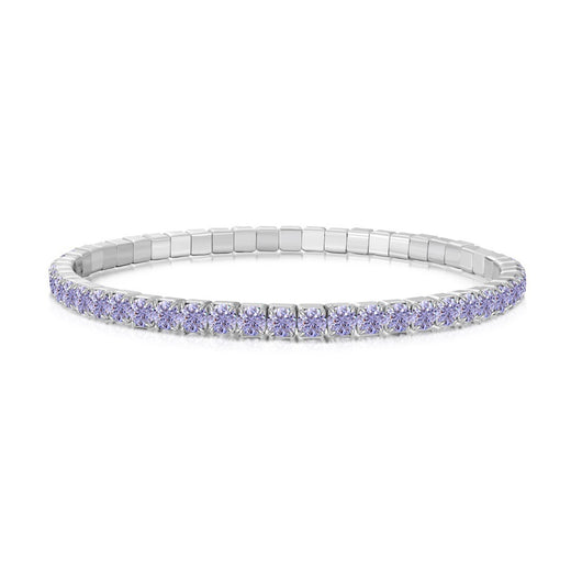 Sparkling zircon tennis bracelet for women