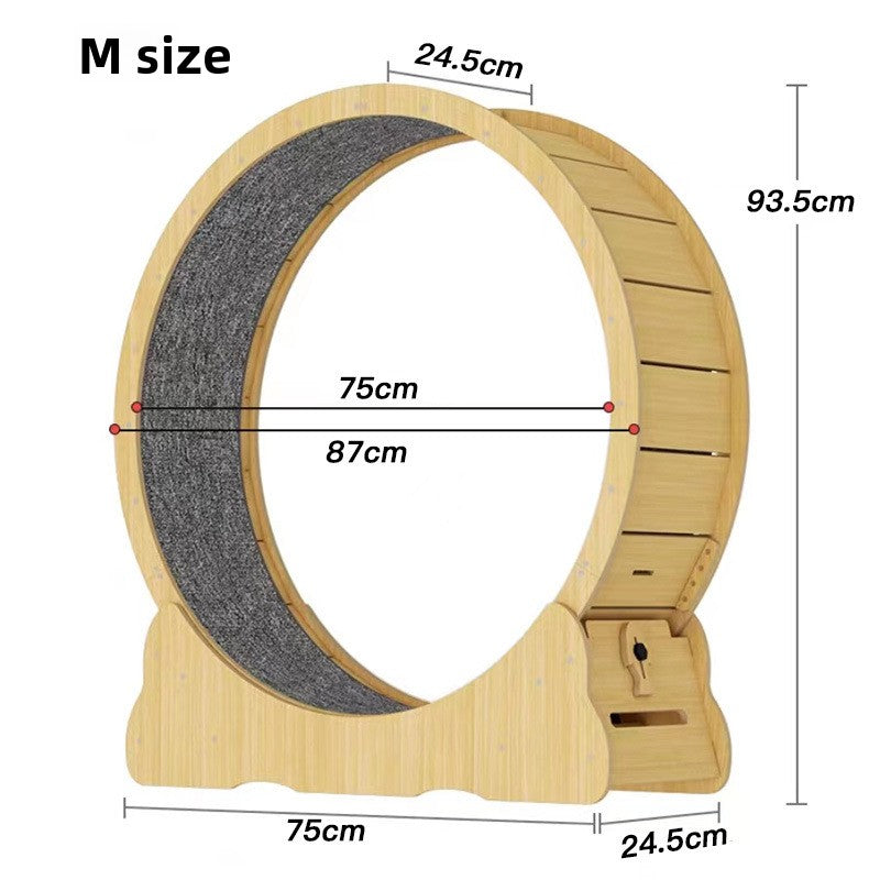 Cat Treadmill Pet Cat Climbing Frame Clearance Cylindrical Roller Silent Sports Fitness Large Cat Toy Cat Running Wheel