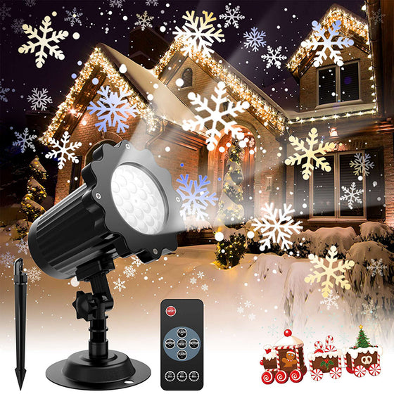 LED Snowflake Projection Light Decor product image 1