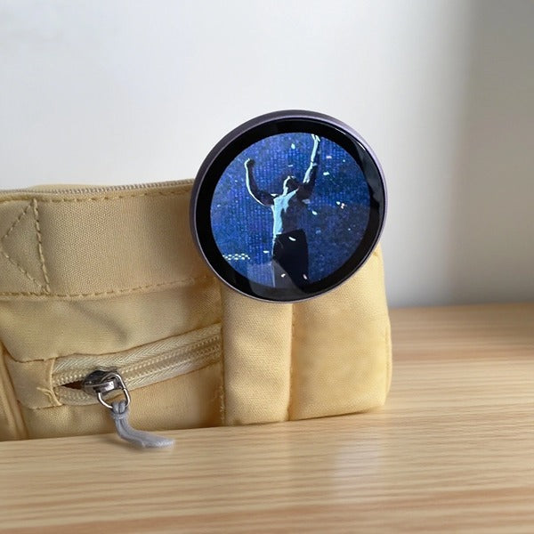 Anime Electronic Badge with Touch Screen Bluetooth