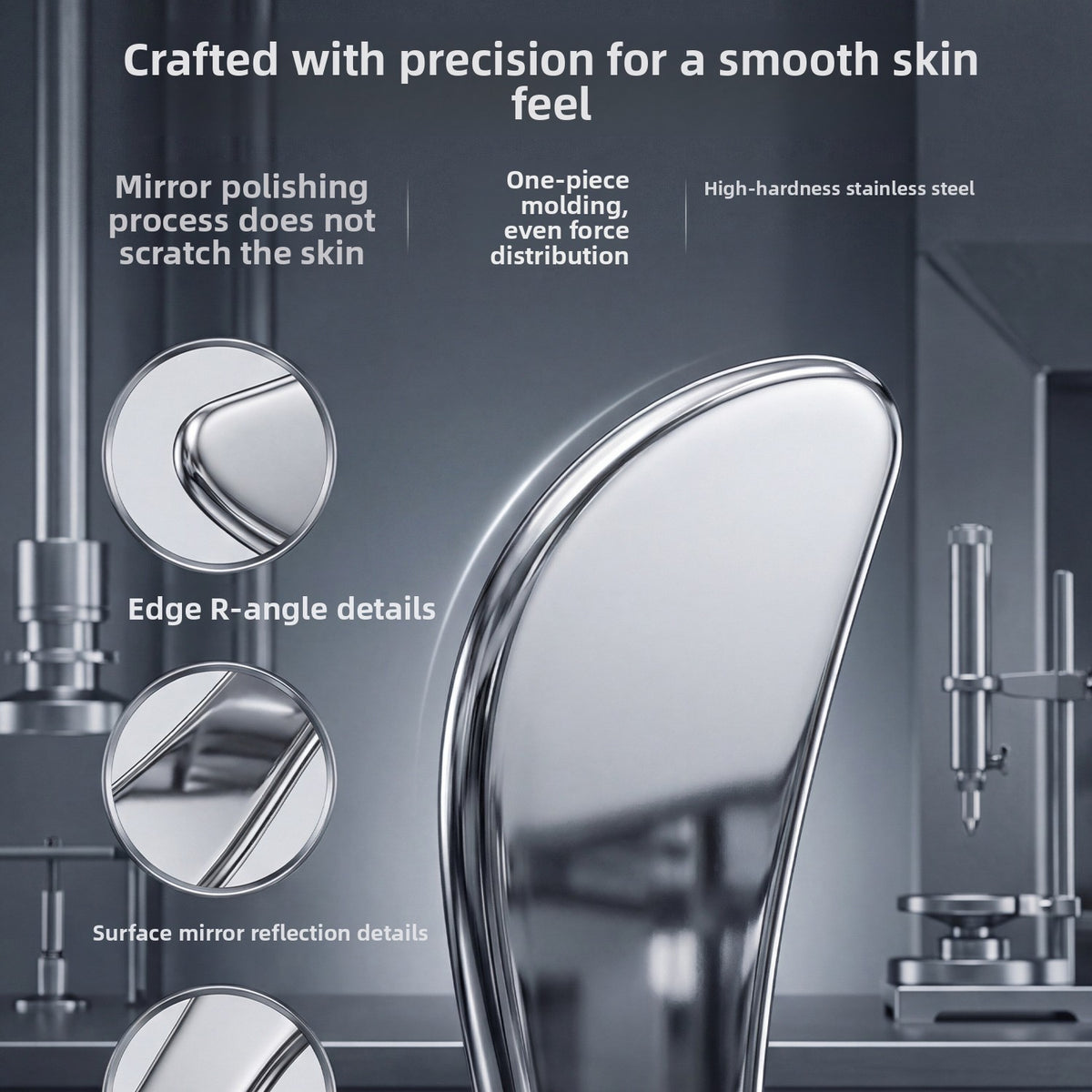 S-Shaped Stainless Steel Muscle Scraper Massage Tool