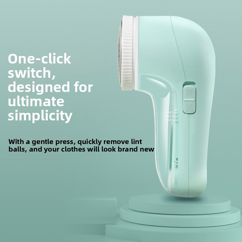 Rechargeable Electric Lint Remover Three-Blade Fabric Shaver