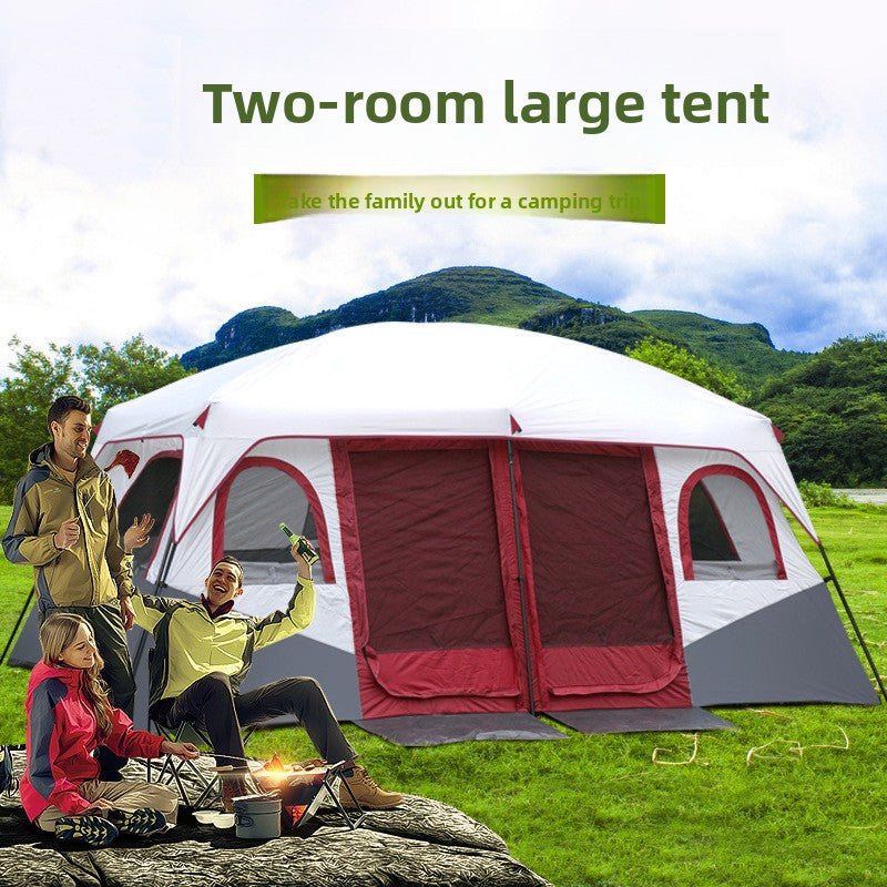 Outdoor Camping Tent with Living Area