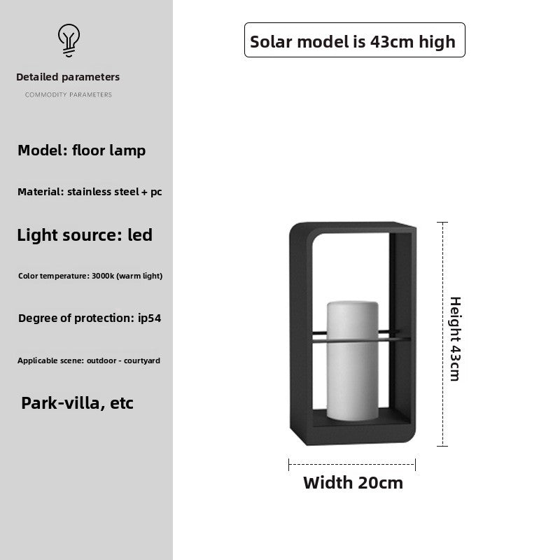 Solar Powered Outdoor Garden Light
