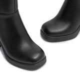 Thick Platform Heeled Boots
