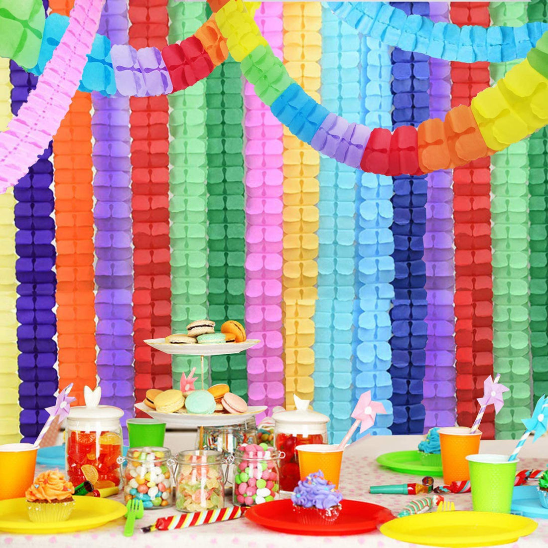 Four-Leaf Clover Craft Paper Banner 3m Party Decoration