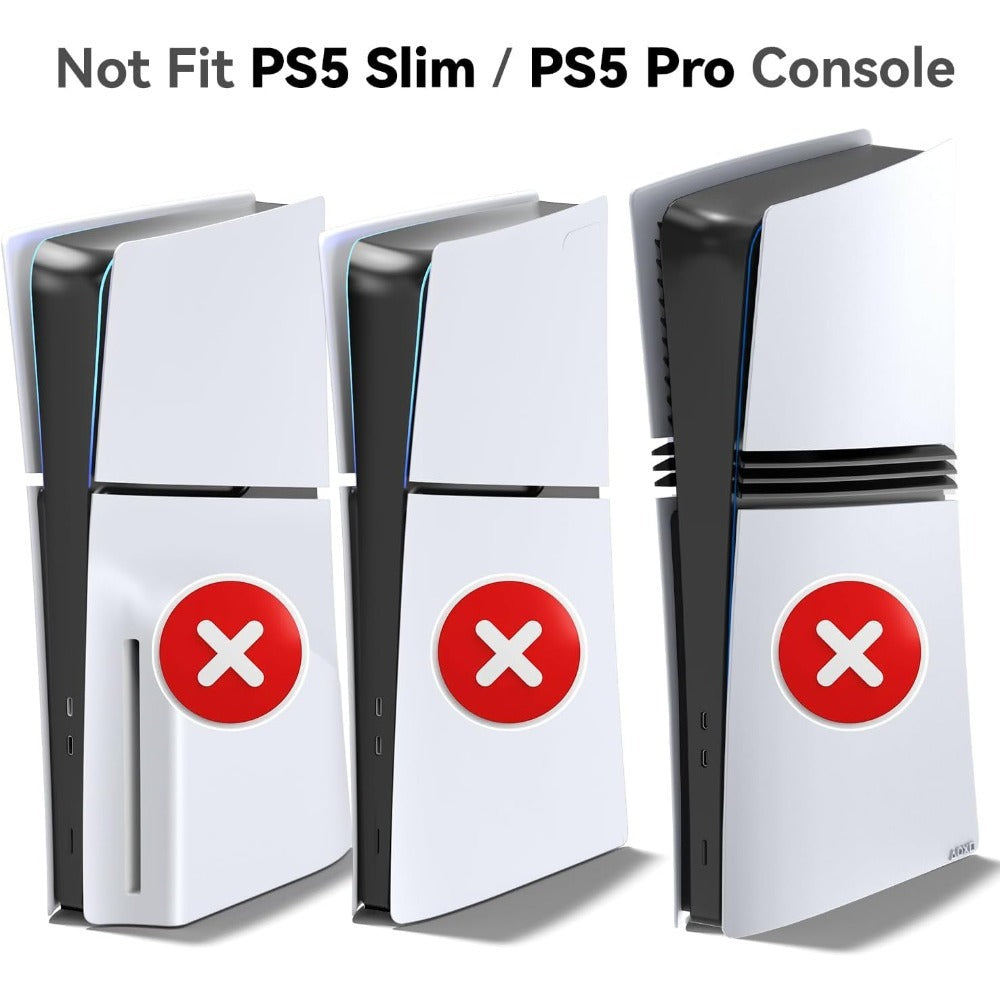 PS5 Horizontal Stand with Cooling Fan and Dual Controller Charger