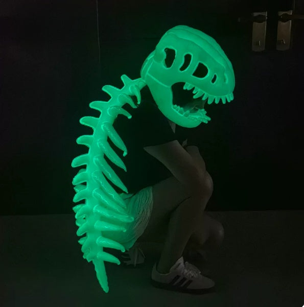 Dinosaur Skeleton Pet Headgear