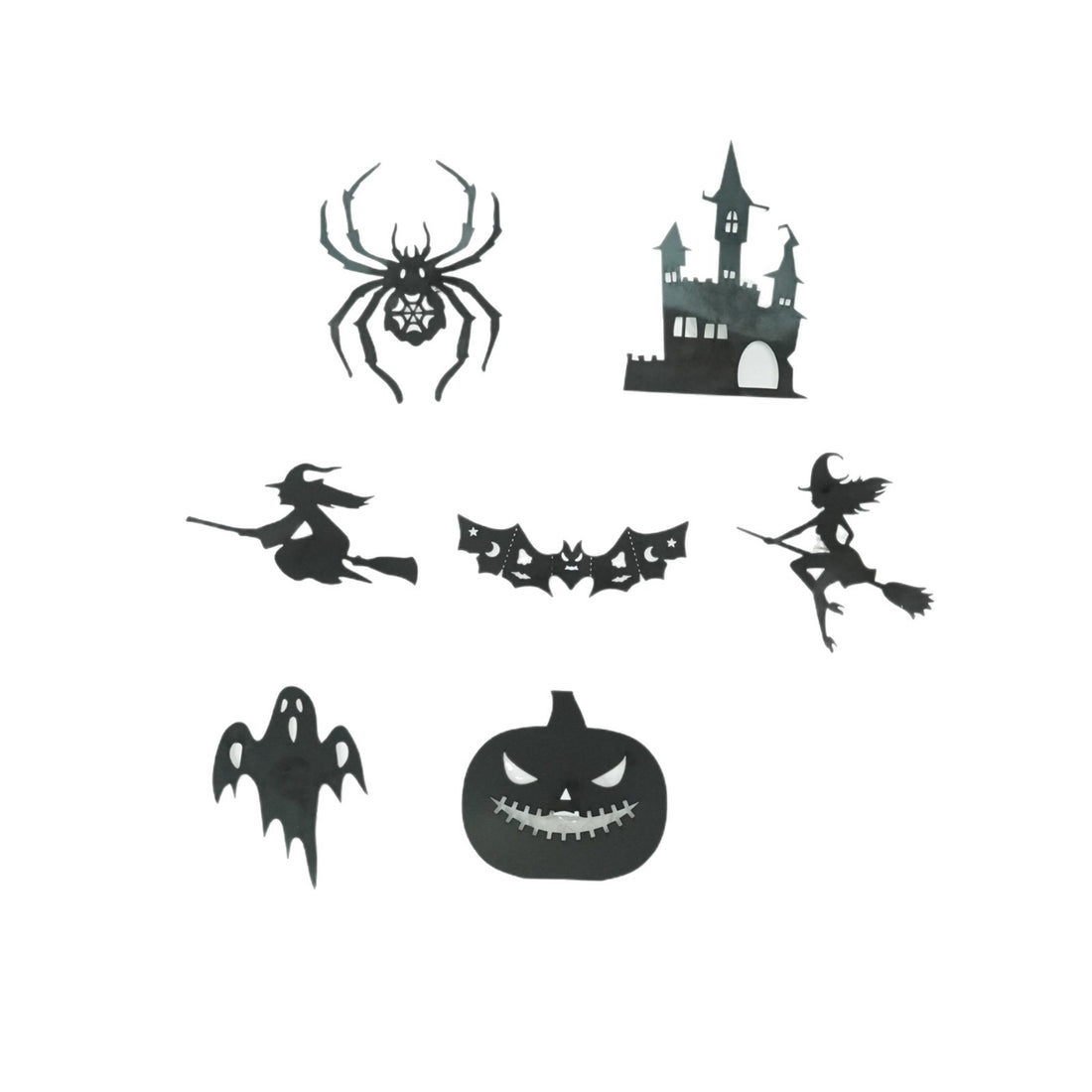 Hollow-Out Halloween Wall Decoration Stickers
