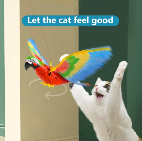 Soaring Eagle cat teaser, material close-up