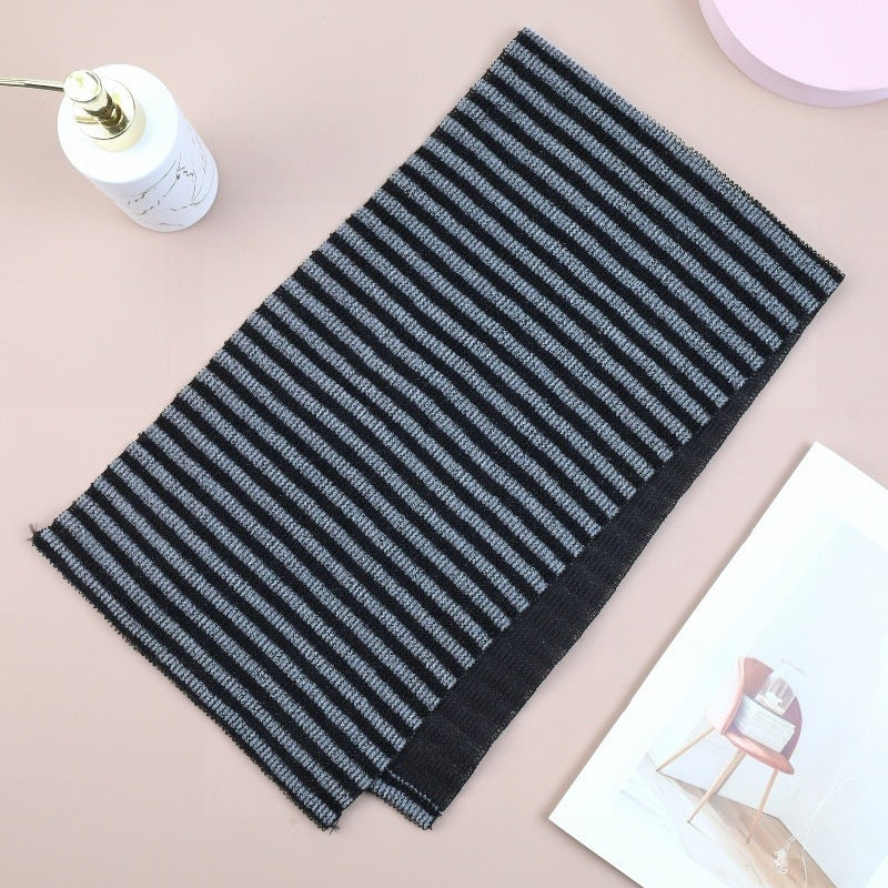 Long Nylon Exfoliating Back Scrubber Towel for Shower and Sauna