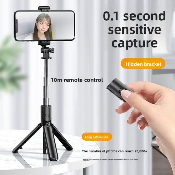 Bluetooth Selfie Stick with Tripod and Fill Light Phone Accessories product image 1