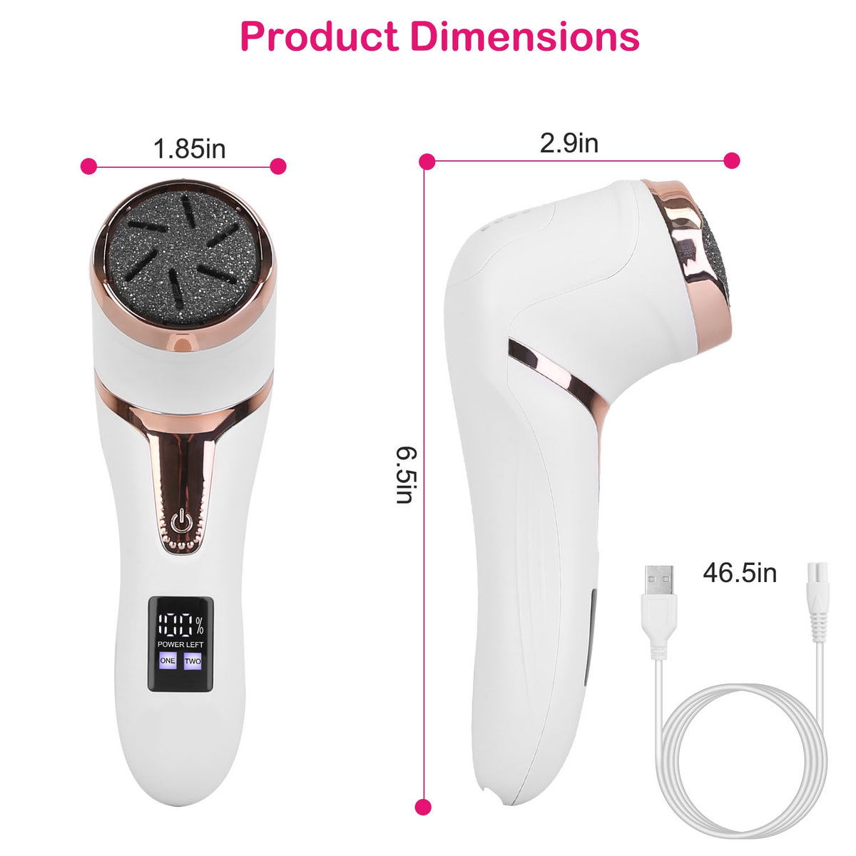 Callus remover kit full set on white background