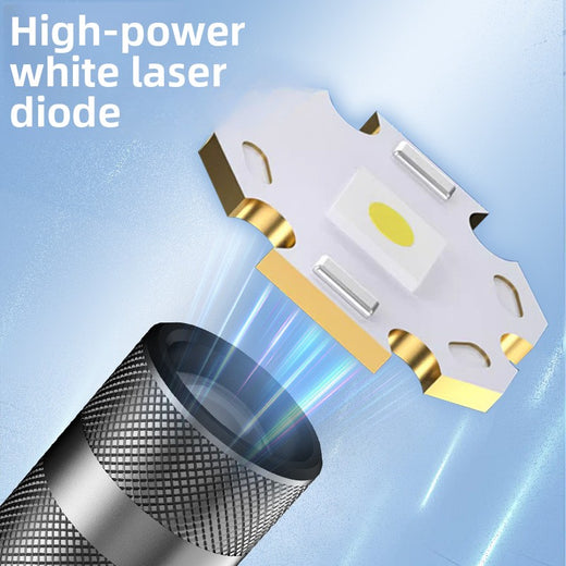 High-Voltage Arc Self-Defense Flashlight