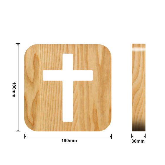 Solid Wood LED Night Lamp Decor product image 2