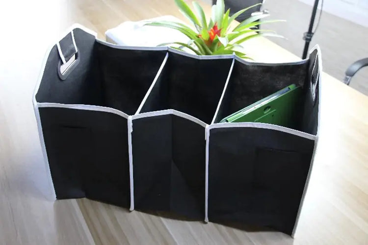Foldable Car Storage Bin — 18L Non-Woven Organizer & Trash Box - Image 2