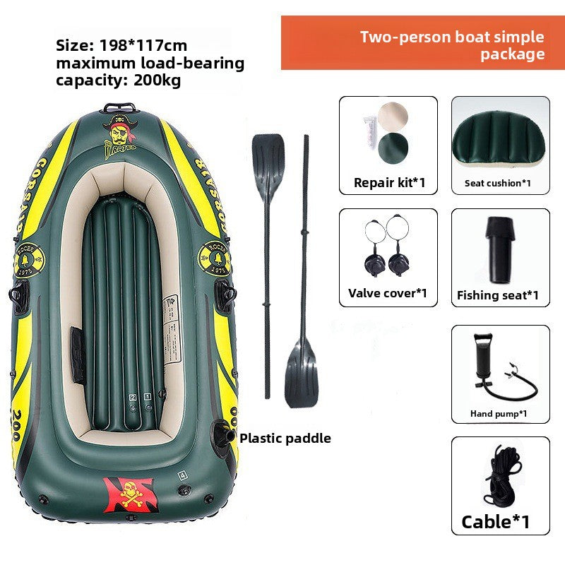 Inflatable Kayak Boat with Adjustable Seats