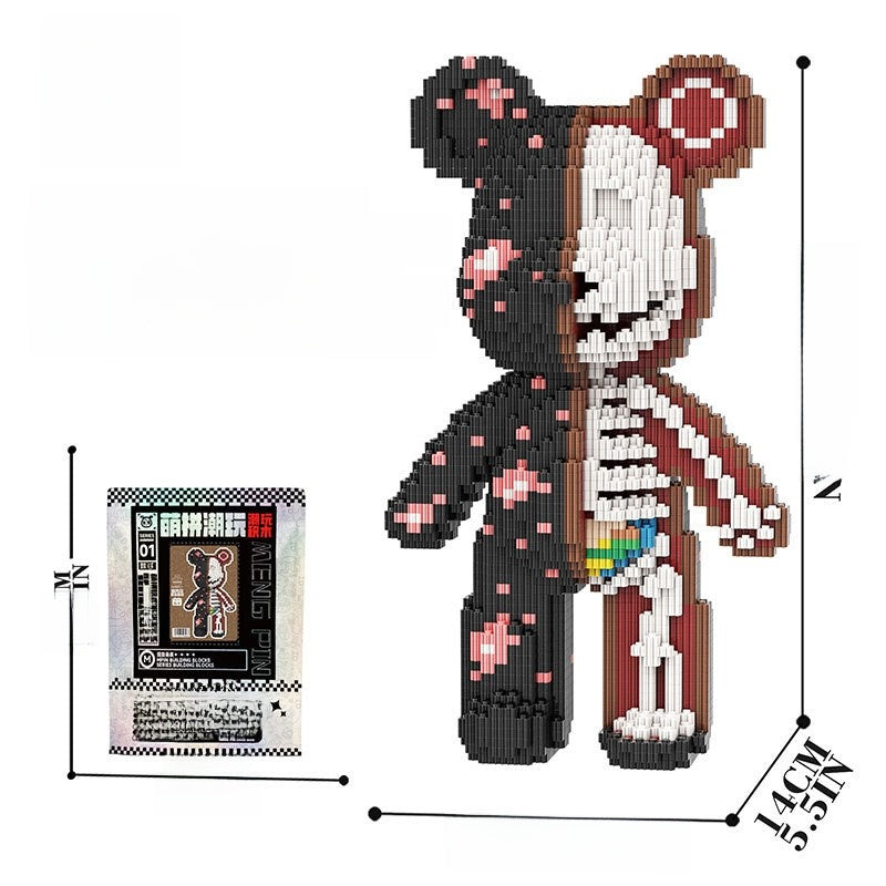 Educational DIY Building Blocks with Cute Bear Design