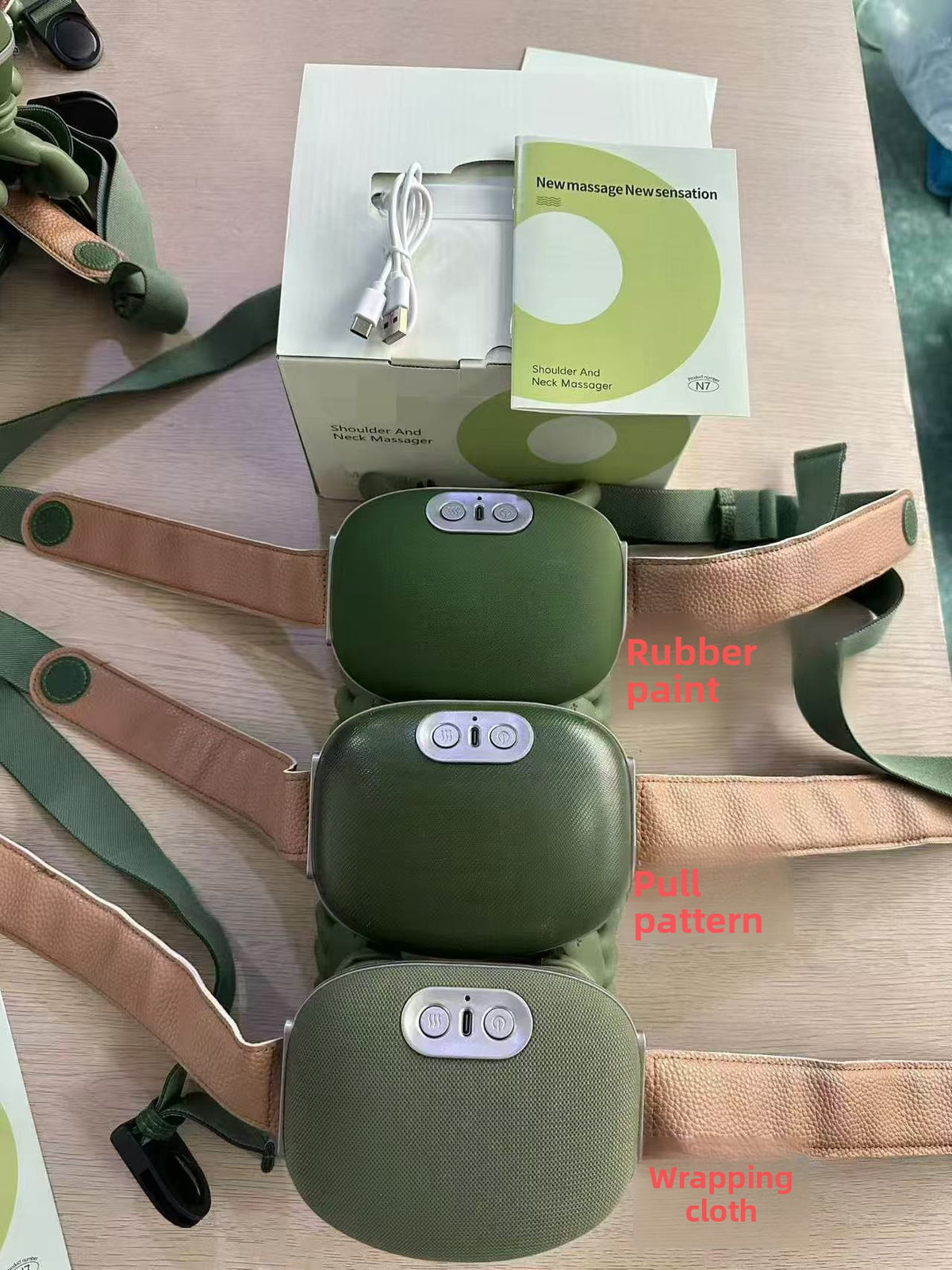 N7 Massager for Cervical Vertebrae Green