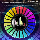 USB Car Air Vent RGB Music Rhythm Light