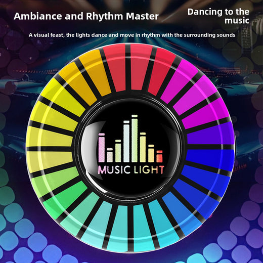 USB Car Air Vent RGB Music Rhythm Light