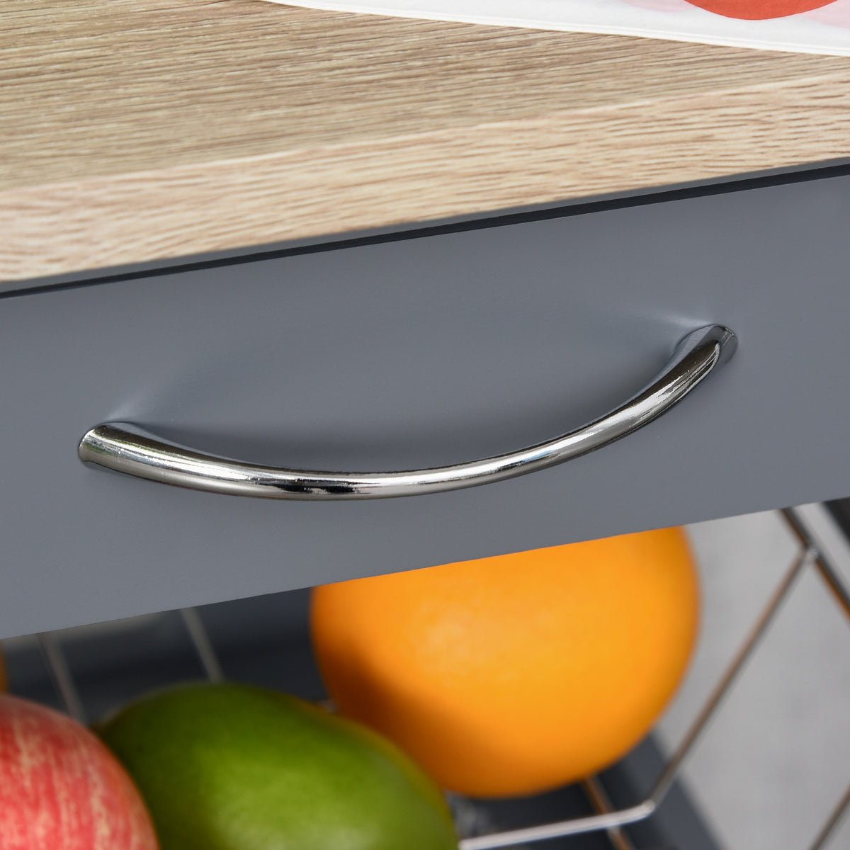 Rolling Kitchen Island Cart With Storage