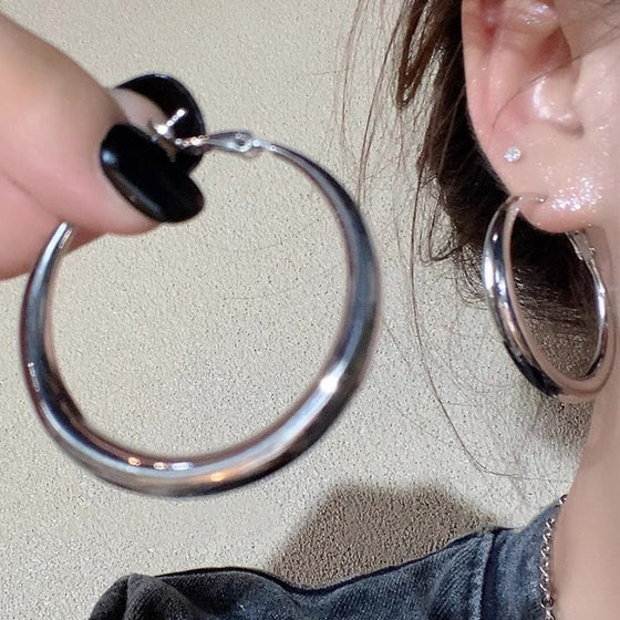 Big Ear Ring Earrings
